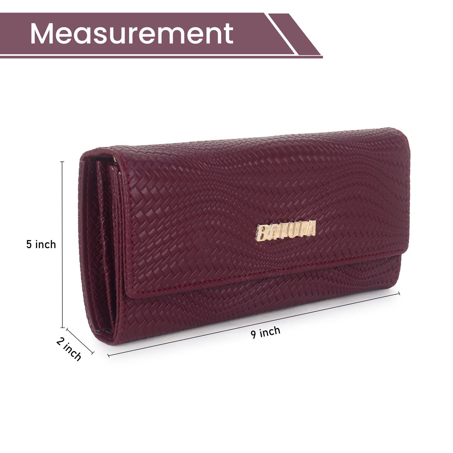BATUTA PU Leather Women's Wallet Hand Clutch | Phone Pocket | Card Pockets