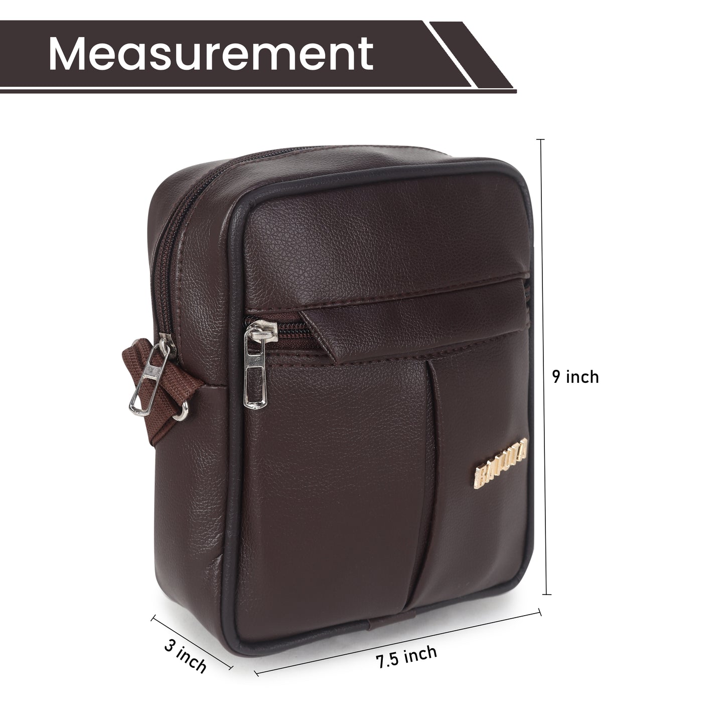 BATUTA Small Sling Bag for Men | Chest Slinger bag | Crossbody Bag| Side Bag Men | Mini Slings