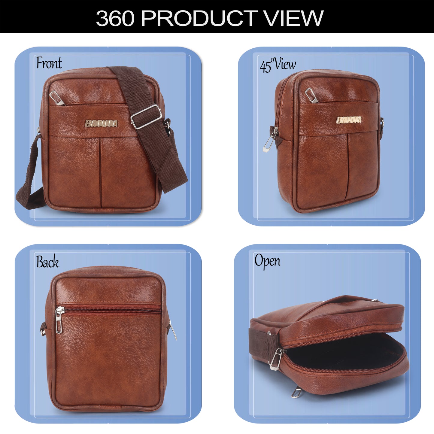 BATUTA Small Sling Bag for Men | Chest Slinger bag | Crossbody Bag| Side Bag Men | Mini Slings