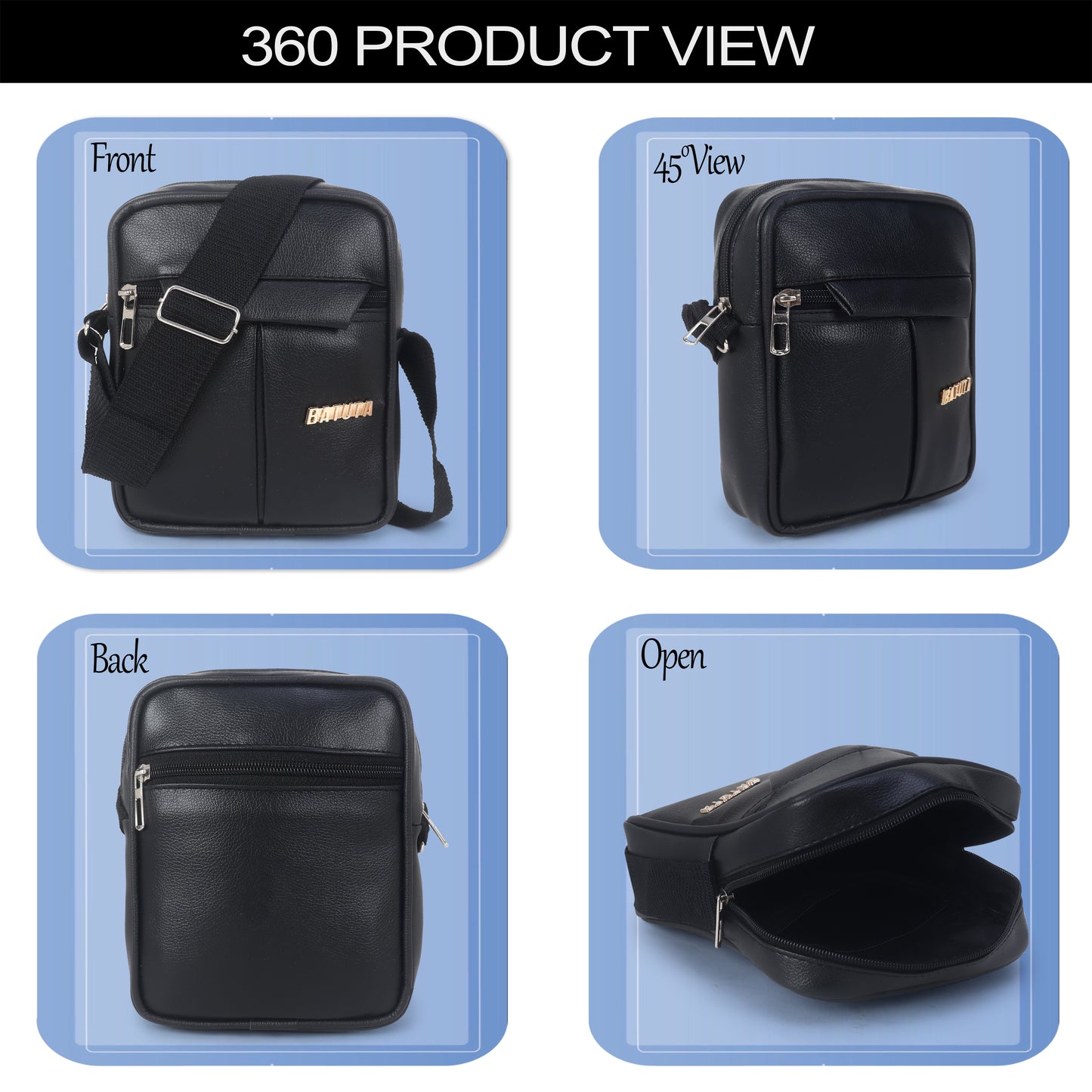 BATUTA Small Sling Bag for Men | Chest Slinger bag | Crossbody Bag| Side Bag Men | Mini Slings