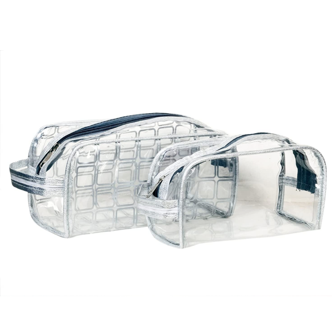 BATUTA Transparent Cosmetic Pouch Makeup Jewellery Organizer Pouch