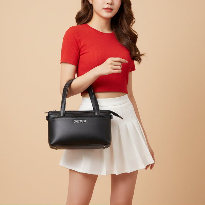 Women Mini Handbag with Sling Strap | Small Stylish Hand Carry Bag | Multi Compartment