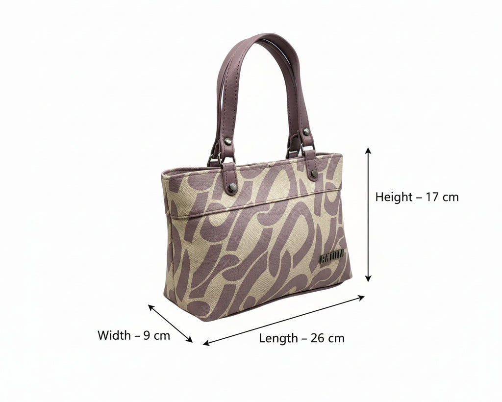 BATUTA HUB Small Hand Bag for Women, PU Leather, Stylish and Lightweight, Top Hand Held Bag