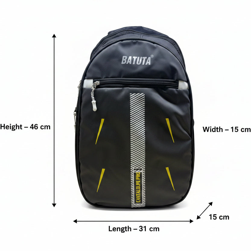 Men’s Stylish Laptop Backpack | Multi-Compartment Travel & Office Bag with Padded Laptop Sleeve, Water Bottle Holder & Adjustable Straps