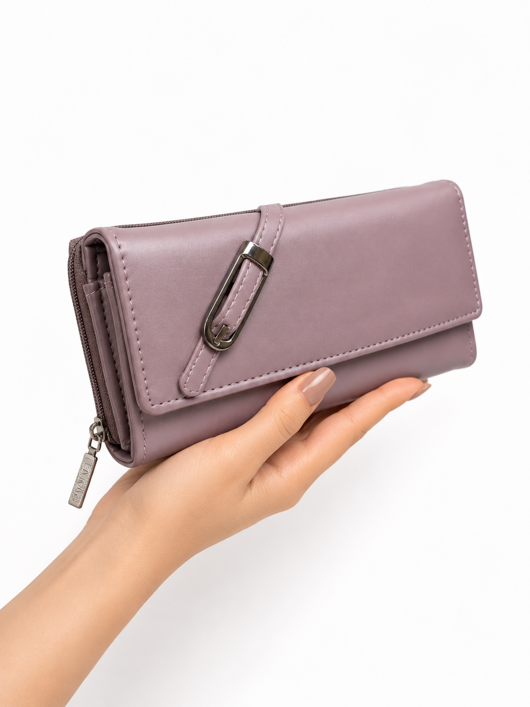 BATUTA Women’s Premium Long Wallet for Women | PU Leather Clutch Wallet | Multiple Card Slots | Cash & Coin Pocket | Stylish Ladies Purse