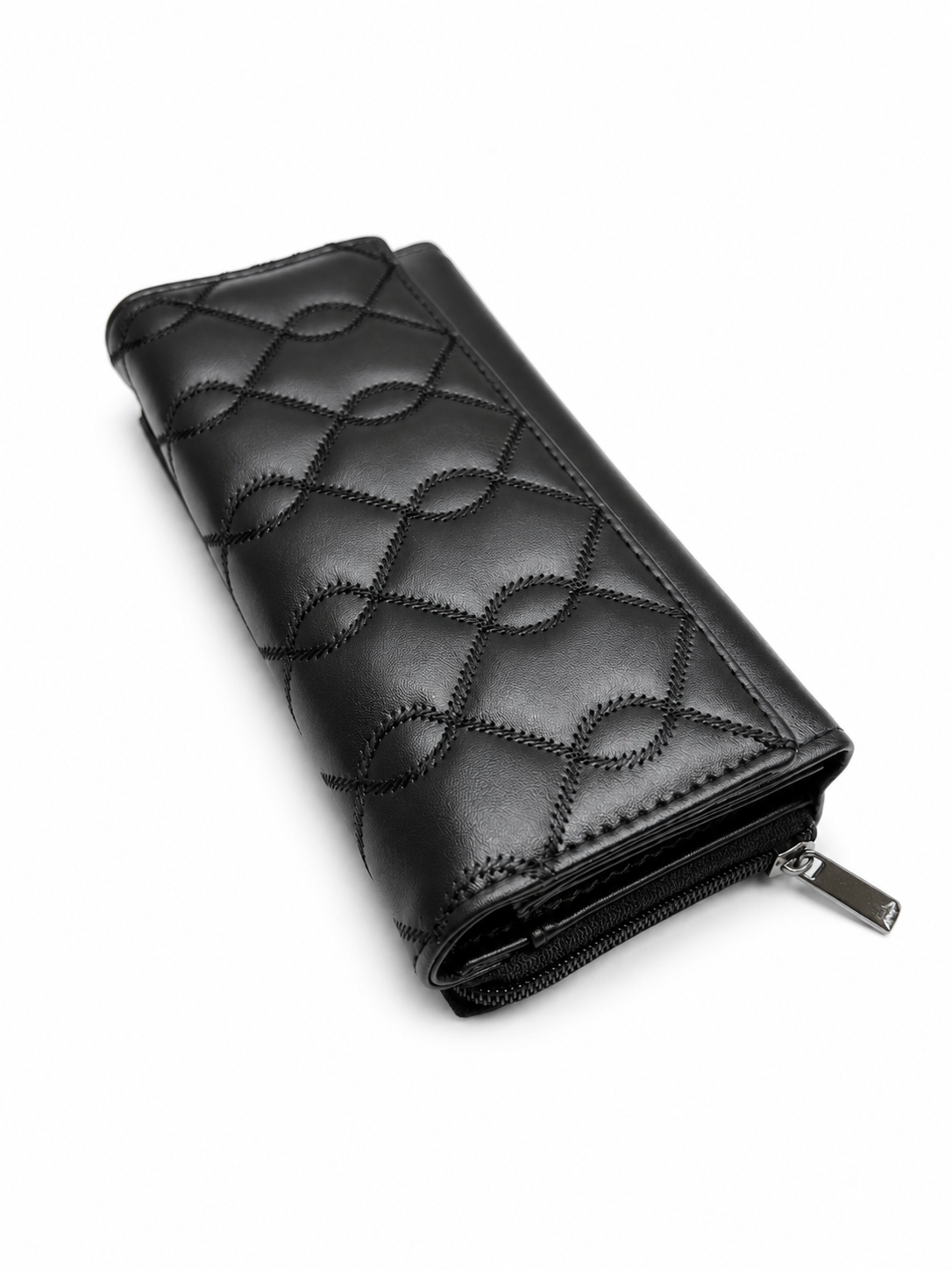 BATUTA Women’s Long Wallet | PU Leather Clutch Wallet for Women | 2 Zip | Multiple Card Slots | Cash & Mobile Holder