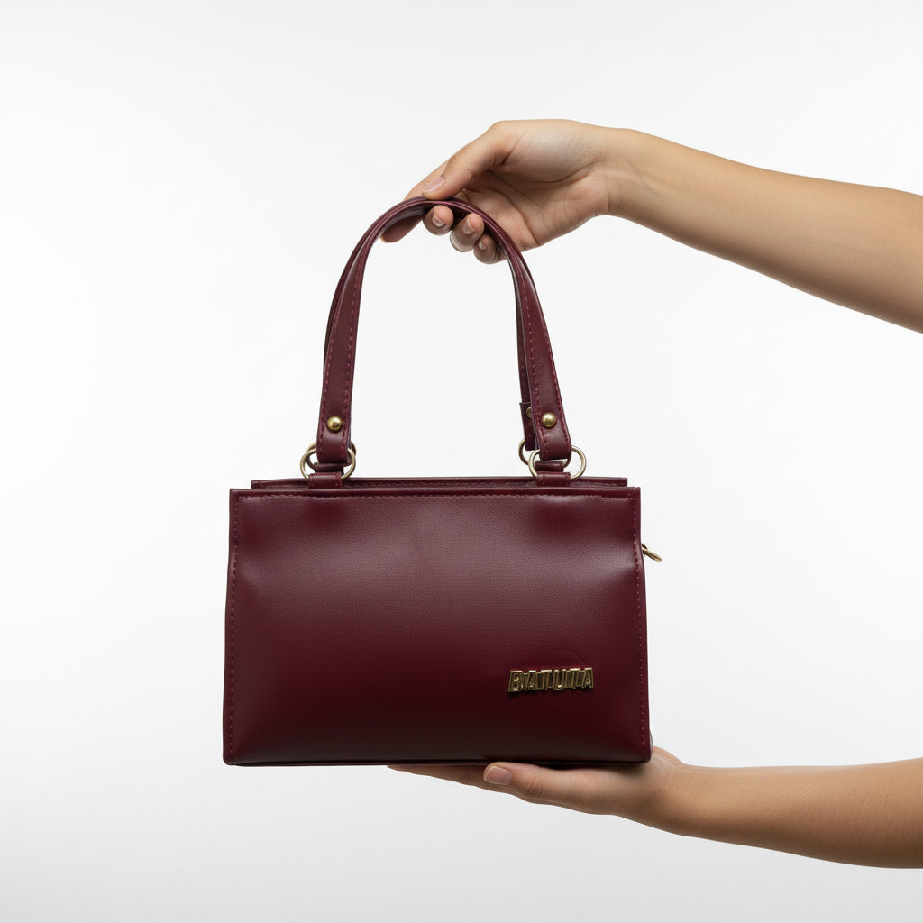 BATUTA Luxury Leather Large Capacity Bag for Women – Stylish PU Leather Satchel Handbag with Multiple Pockets Perfect Travel Bag for Women and Girls