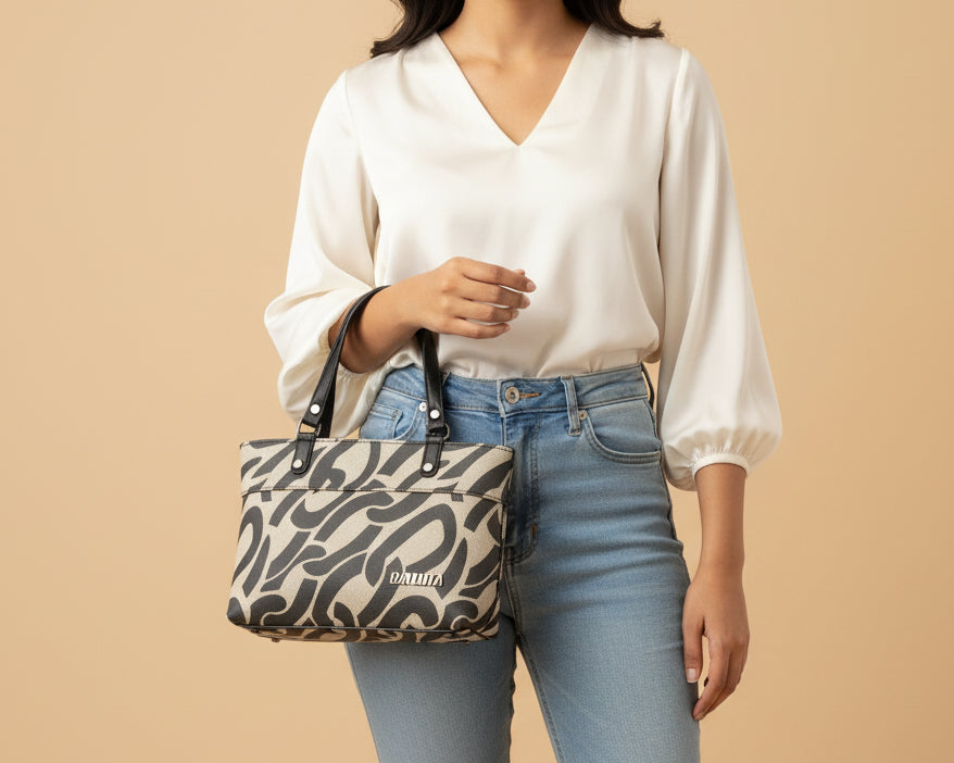 BATUTA HUB Small Hand Bag for Women, PU Leather, Stylish and Lightweight, Top Hand Held Bag