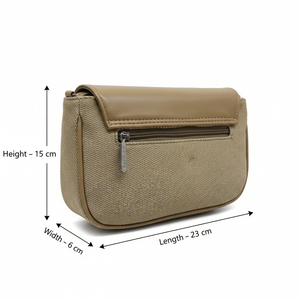 BATUTA HUB Women Crossbody Sling Bag | Premium PU Leather Side Bag for Girls & Ladies | Adjustable Strap | Multiple Zipper Pockets | Lightweight Daily Use Purse