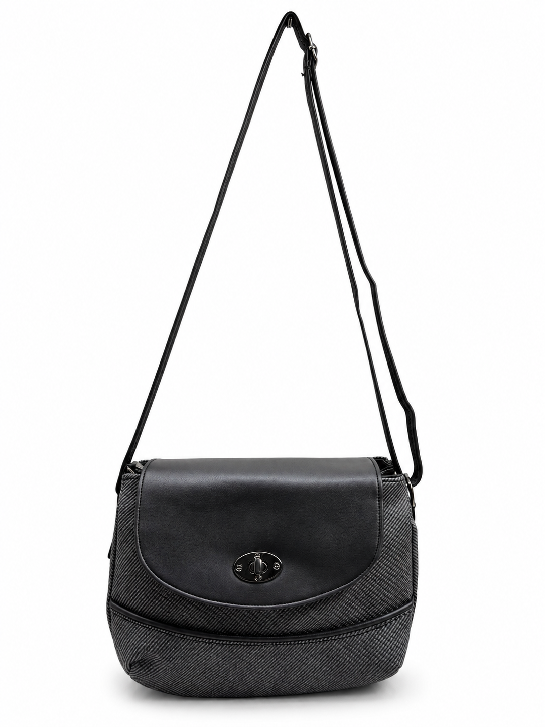 Women’s Stylish Textured Sling Bag | Crossbody Shoulder Bag with Magnetic Flap Closure | Multi-Compartment Everyday Handbag