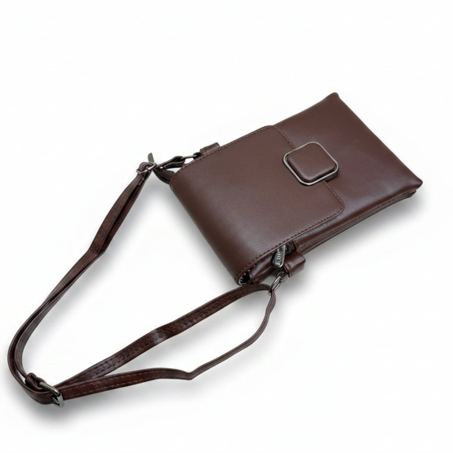 Women’s Premium Sling Crossbody Bag with 2 Pockets & 2 Compartments