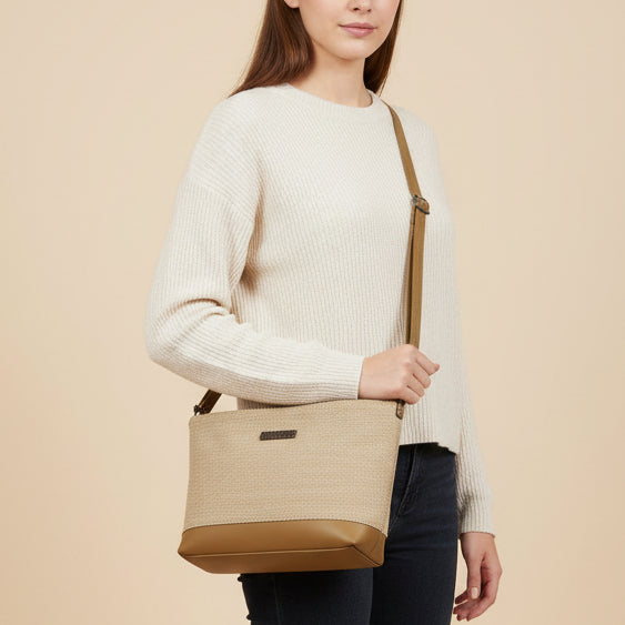 BATUTA HUB Women Crossbody Sling Bag | Premium PU Leather Small Side Bag for Girls & Ladies | Adjustable Strap | Multiple Zipper Pockets | Lightweight Daily Use Purse