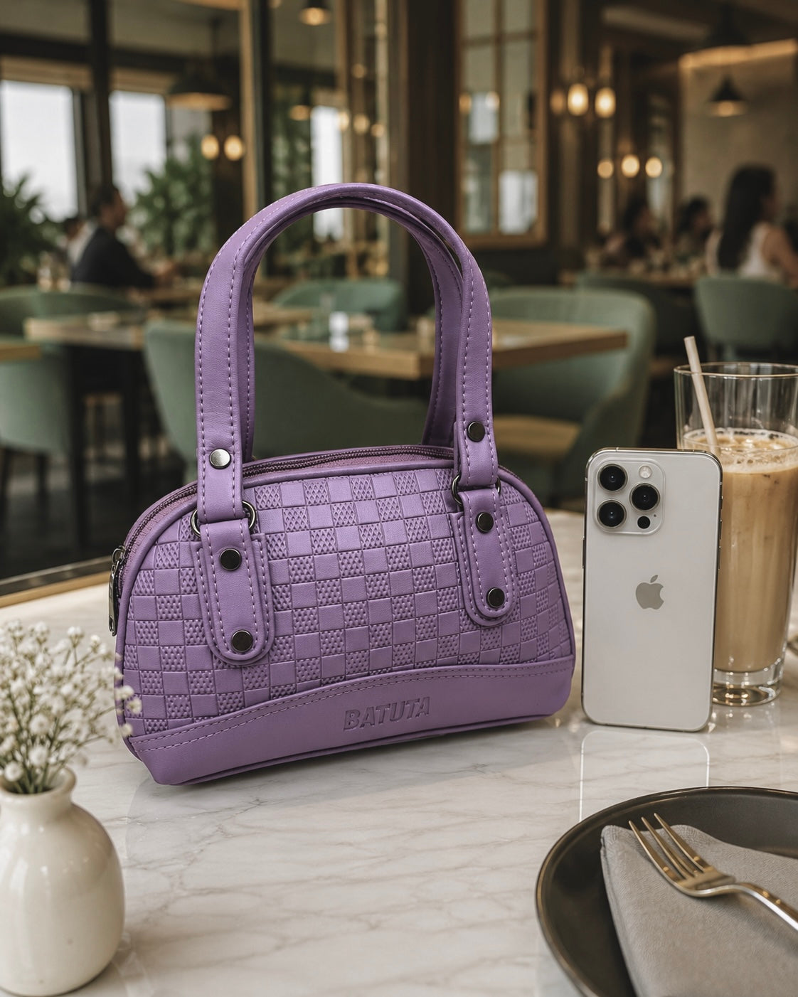 Small Handheld bag for Women, PU Leather, Stylish and Lightweight