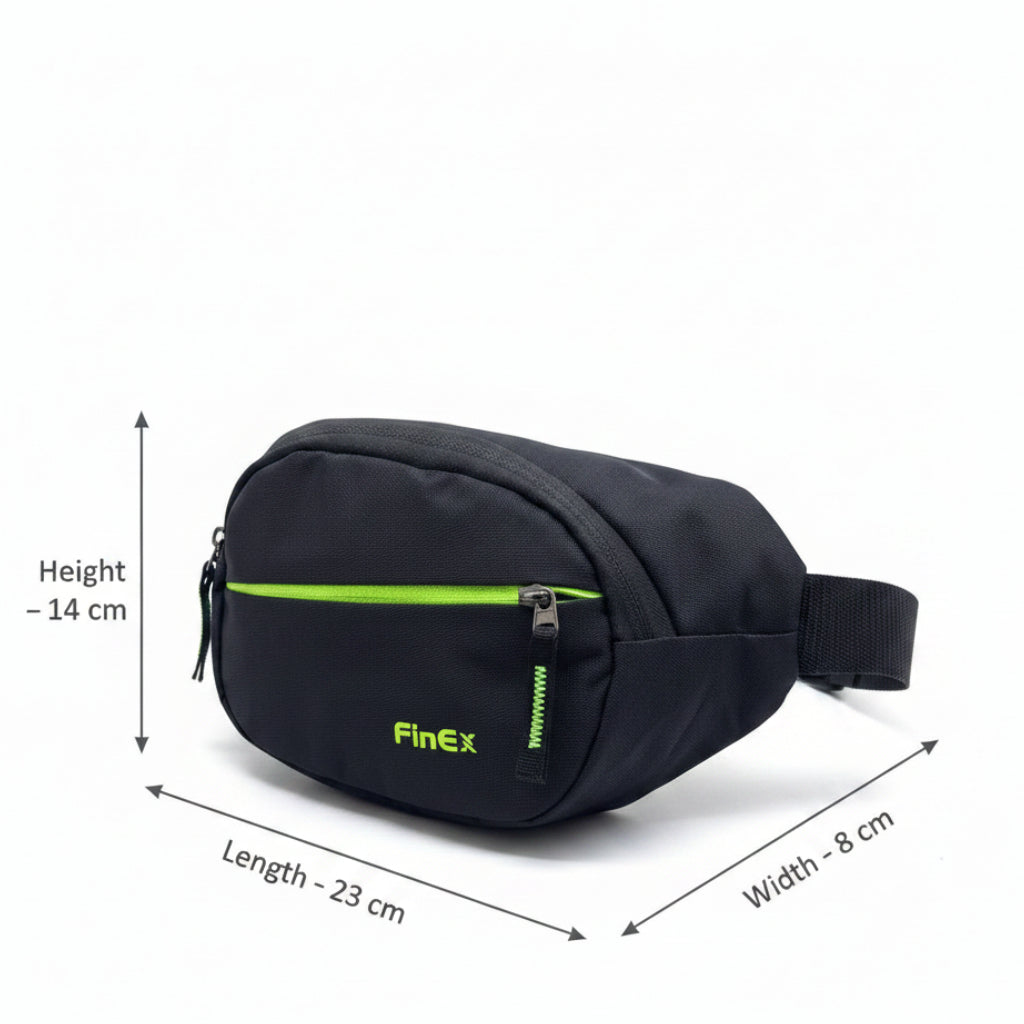 Waist Bag for Men & Women Water-Resistant Travel Fanny Pack Adjustable Belt Crossbody Chest Bag