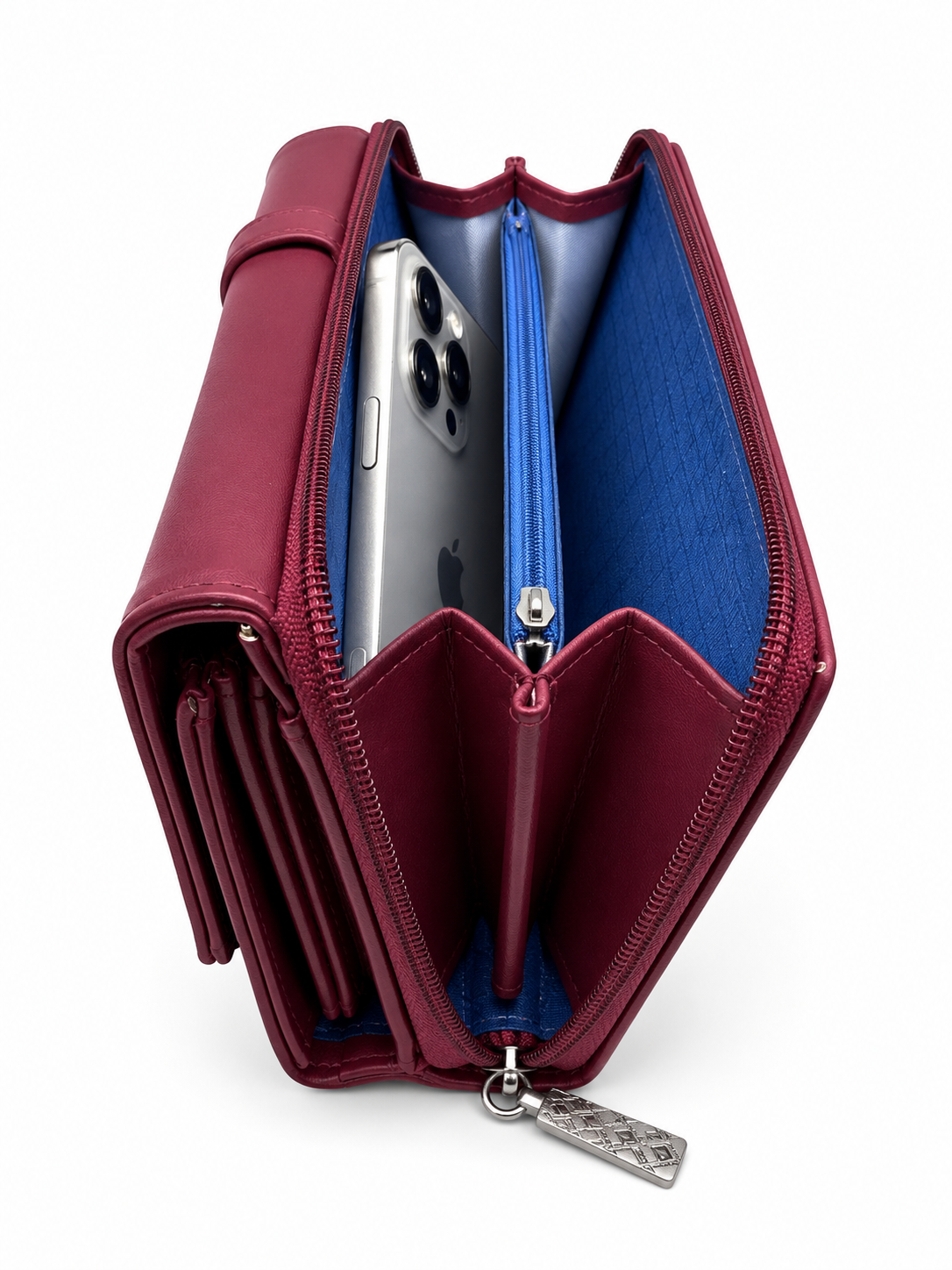 BATUTA Women’s Premium Long Wallet for Women | PU Leather Clutch Wallet | Multiple Card Slots | Cash & Coin Pocket | Stylish Ladies Purse