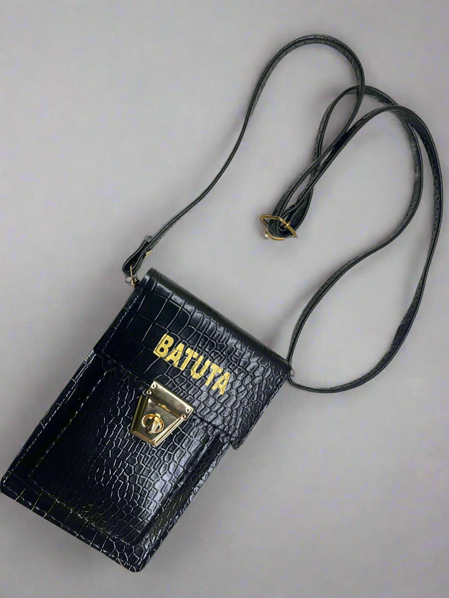 BATUTA - Women Cellphone Sling Bag Mobile Money Holder Wallet Purse Clutch Handbag Cross body Shoulder Bag for Girls