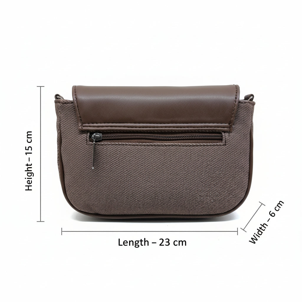 BATUTA HUB Women Crossbody Sling Bag | Premium PU Leather Side Bag for Girls & Ladies | Adjustable Strap | Multiple Zipper Pockets | Lightweight Daily Use Purse