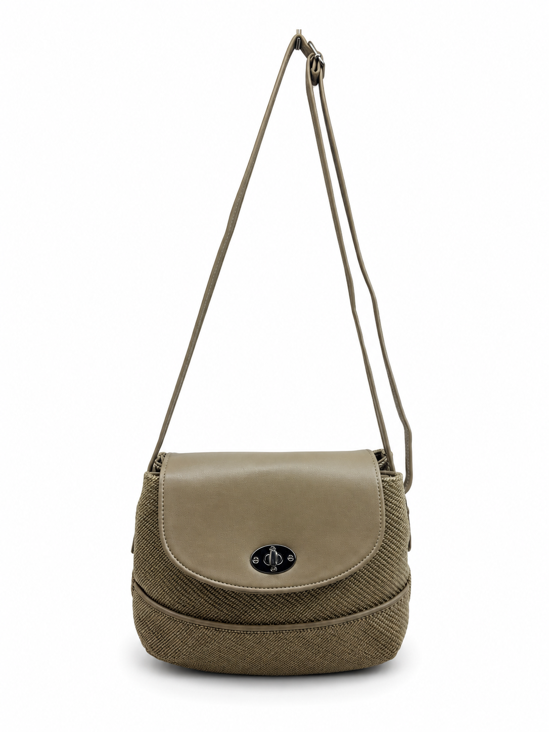 Women’s Stylish Textured Sling Bag | Crossbody Shoulder Bag with Magnetic Flap Closure | Multi-Compartment Everyday Handbag