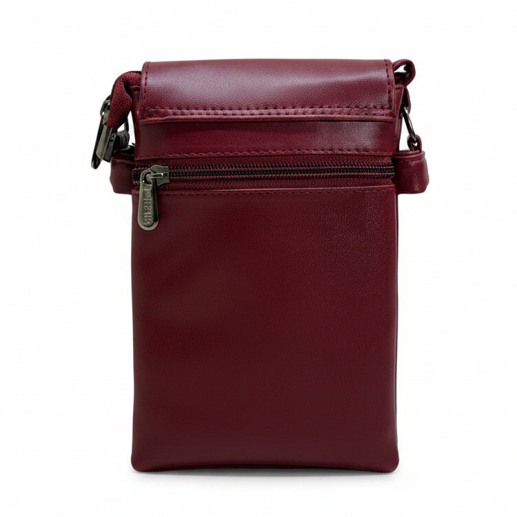 Women’s Premium Sling Crossbody Bag with 2 Pockets & 2 Compartments