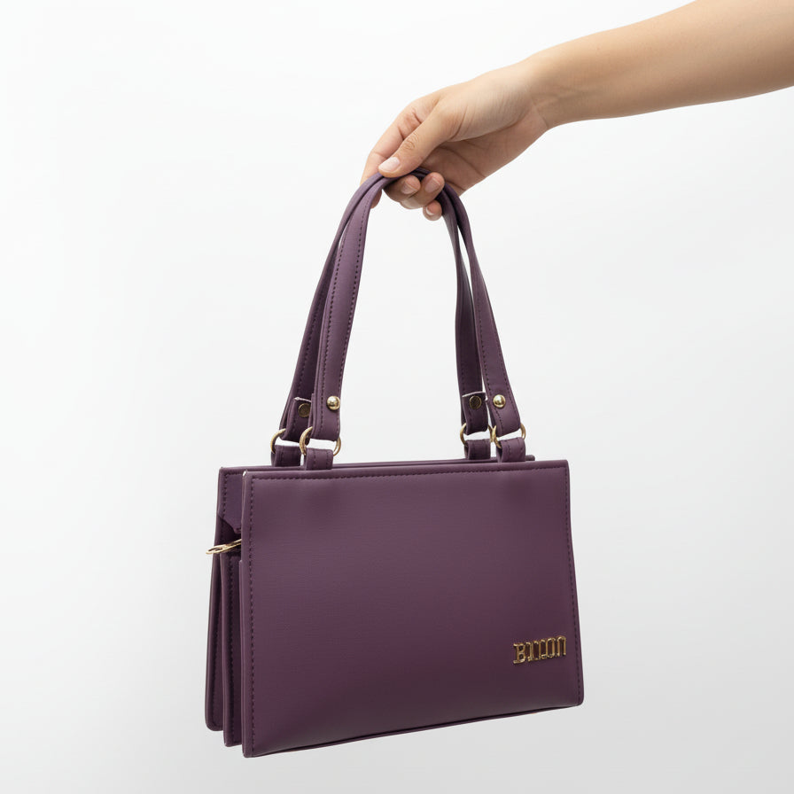 BATUTA HUB Luxury Leather Large Capacity Bag for Women – Stylish PU Leather Satchel Handbag with Multiple Pockets Perfect Travel Bag for Women and Girls