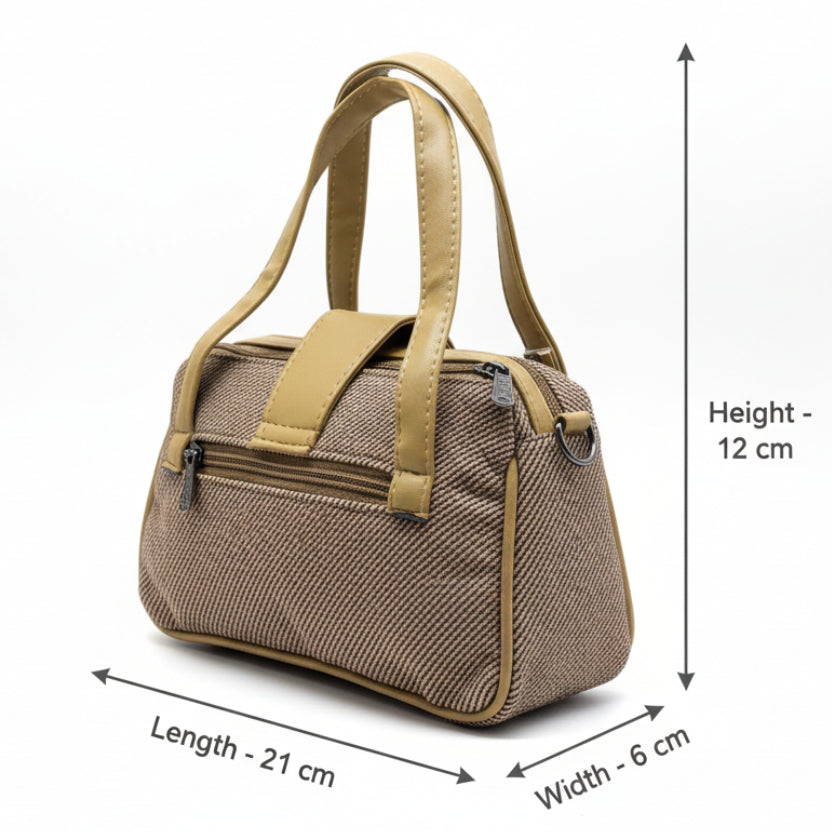 Women Mini Handbag with Sling Strap | Small Stylish Hand Carry Bag | Multi Compartment