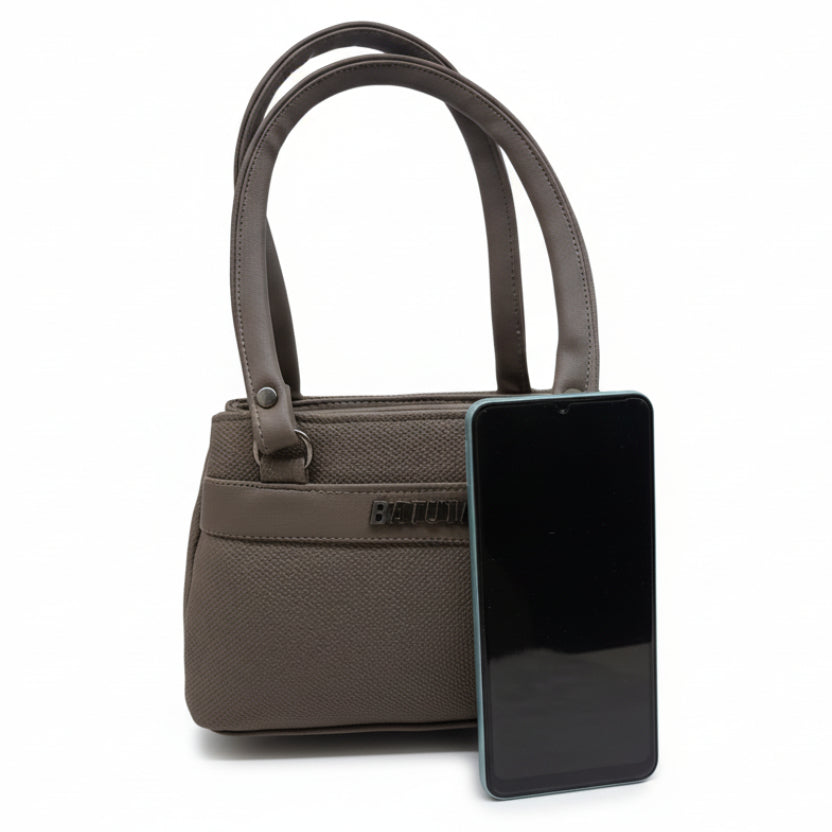 BATUTA HUB Small Hand Bag for Women, PU Leather, Stylish and Lightweight, Top Hand Held Bag