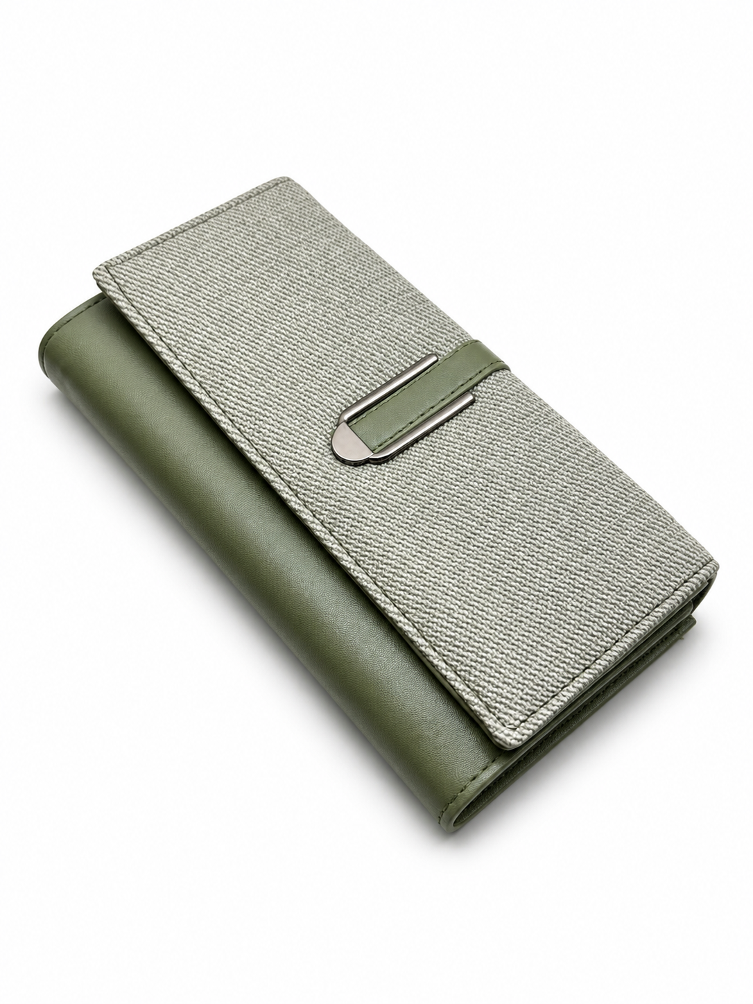 BATUTA HUB Women’s Premium Textured Leatherette Clutch Wallet | Long Ladies Purse with Multiple Card Slots, Zip Pocket & Magnetic Closure | Stylish Wallet for Women