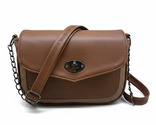 BATUTA HUB Women Crossbody Sling Bag | Premium PU Leather Side Bag for Girls & Ladies | Adjustable Strap | Multiple Zipper Pockets | Lightweight Daily Use Purse