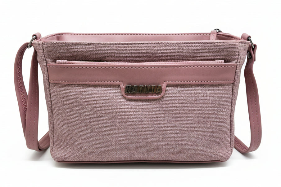 BATUTA HUB Women Crossbody Sling Bag | Premium PU Leather Small Side Bag for Girls & Ladies | Adjustable Strap | Multiple Zipper Pockets | Lightweight Daily Use Purse