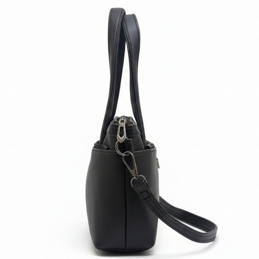 Women Mini Handbag with Sling Strap | Small Stylish Hand Carry Bag | Multi Compartment
