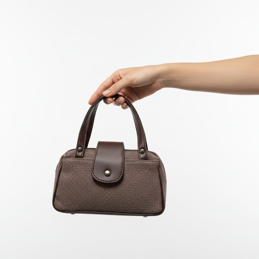 Women Mini Handbag with Sling Strap | Small Stylish Hand Carry Bag | Multi Compartment