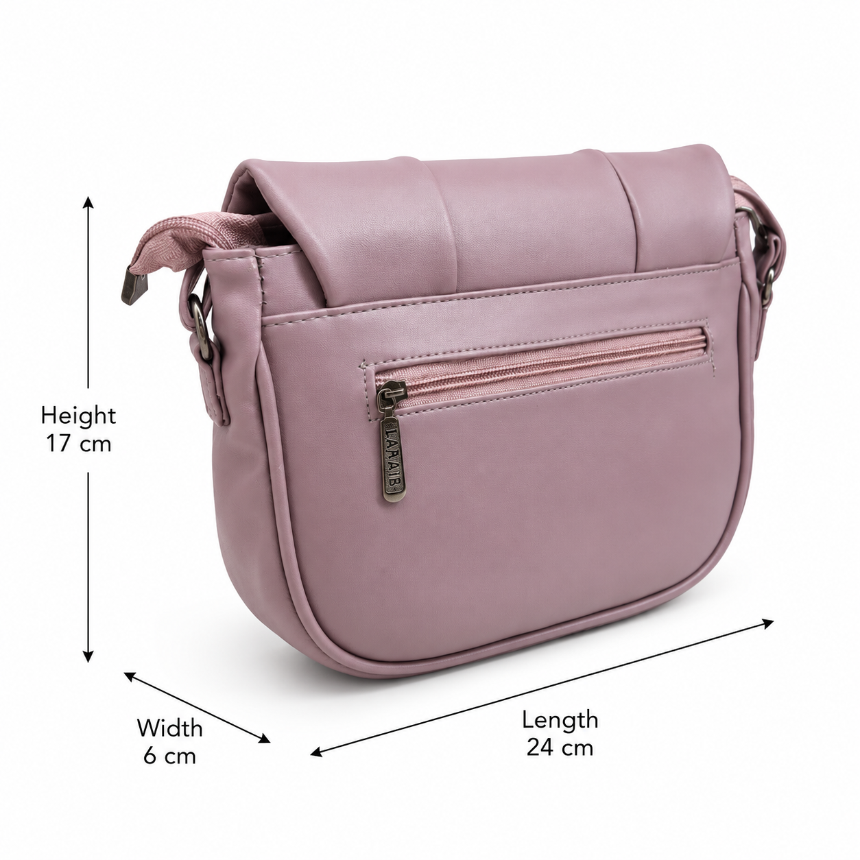 Elegant Flap Closure Crossbody Shoulder Bag with Multiple Compartments