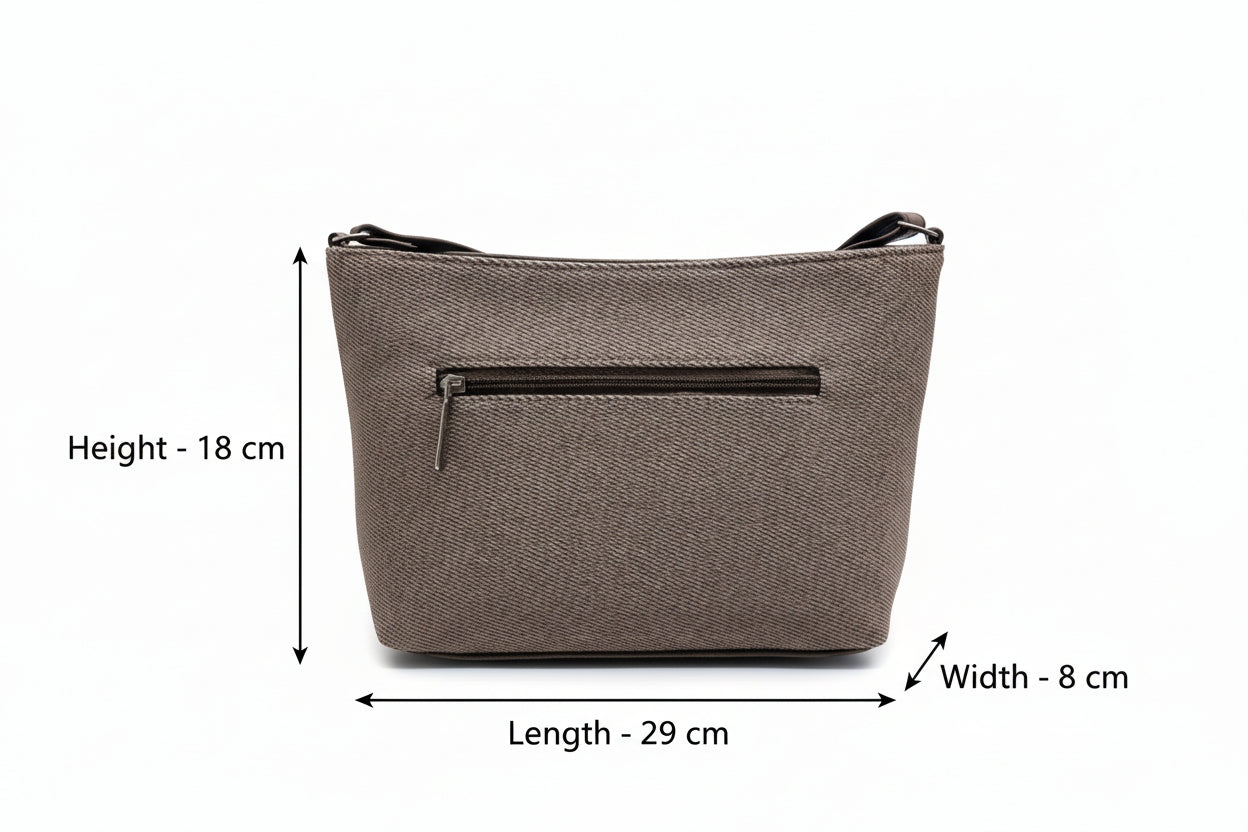 BATUTA HUB Women Crossbody Sling Bag | Premium PU Leather Small Side Bag for Girls & Ladies | Adjustable Strap | Multiple Zipper Pockets | Lightweight Daily Use Purse