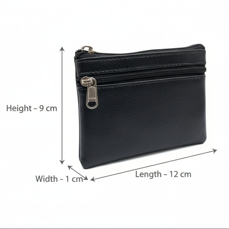 Coin Purse PU Leather Organiser Card Holder Pouch Case Wallets Blouse Purse for Women and Girls Pack of one