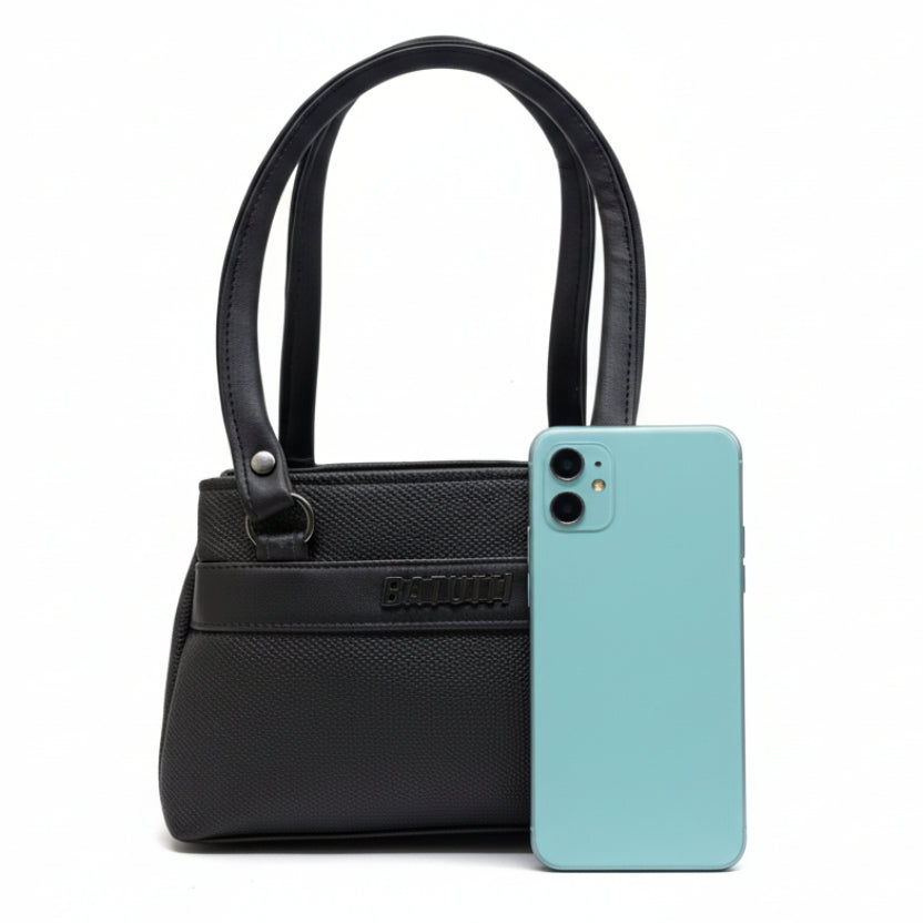 BATUTA HUB Small Hand Bag for Women, PU Leather, Stylish and Lightweight, Top Hand Held Bag