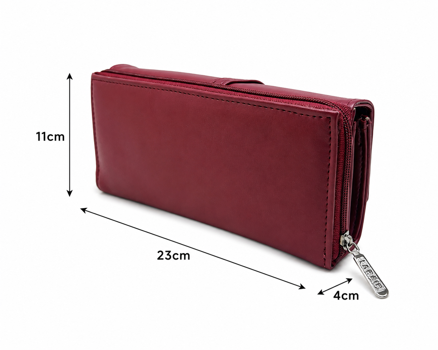 BATUTA Women’s Premium Long Wallet for Women | PU Leather Clutch Wallet | Multiple Card Slots | Cash & Coin Pocket | Stylish Ladies Purse