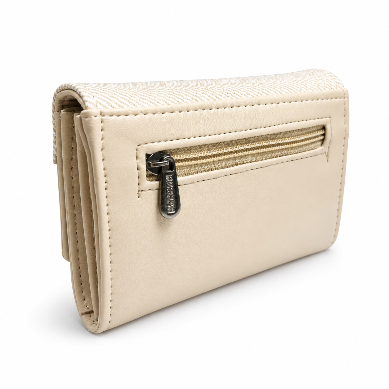 BATUTA Women Bi-Fold PU Leather Wallet | Card Holder | Coin Pocket | Compact Ladies Wallet | Olive Grey