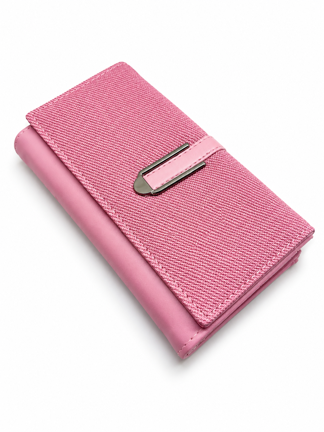 BATUTA HUB Women’s Premium Textured Leatherette Clutch Wallet | Long Ladies Purse with Multiple Card Slots, Zip Pocket & Magnetic Closure | Stylish Wallet for Women
