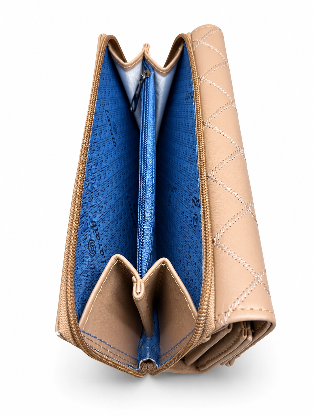 BATUTA Women’s Long Wallet | PU Leather Clutch Wallet for Women | 2 Zip | Multiple Card Slots | Cash & Mobile Holder