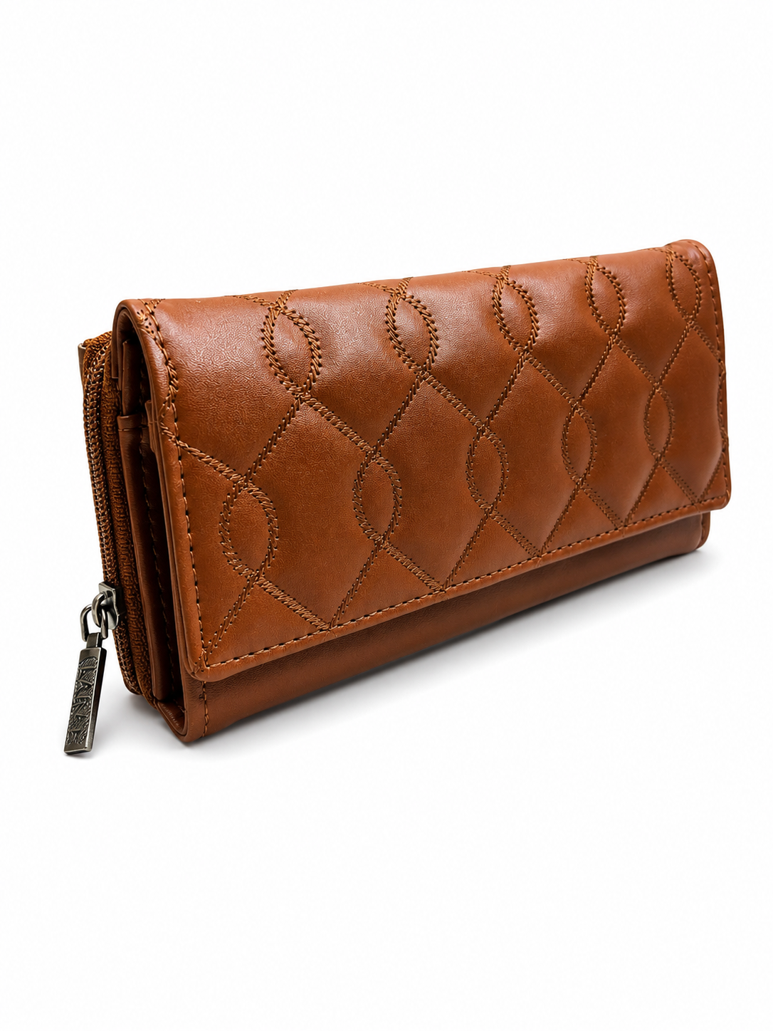 BATUTA Women’s Long Wallet | PU Leather Clutch Wallet for Women | 2 Zip | Multiple Card Slots | Cash & Mobile Holder