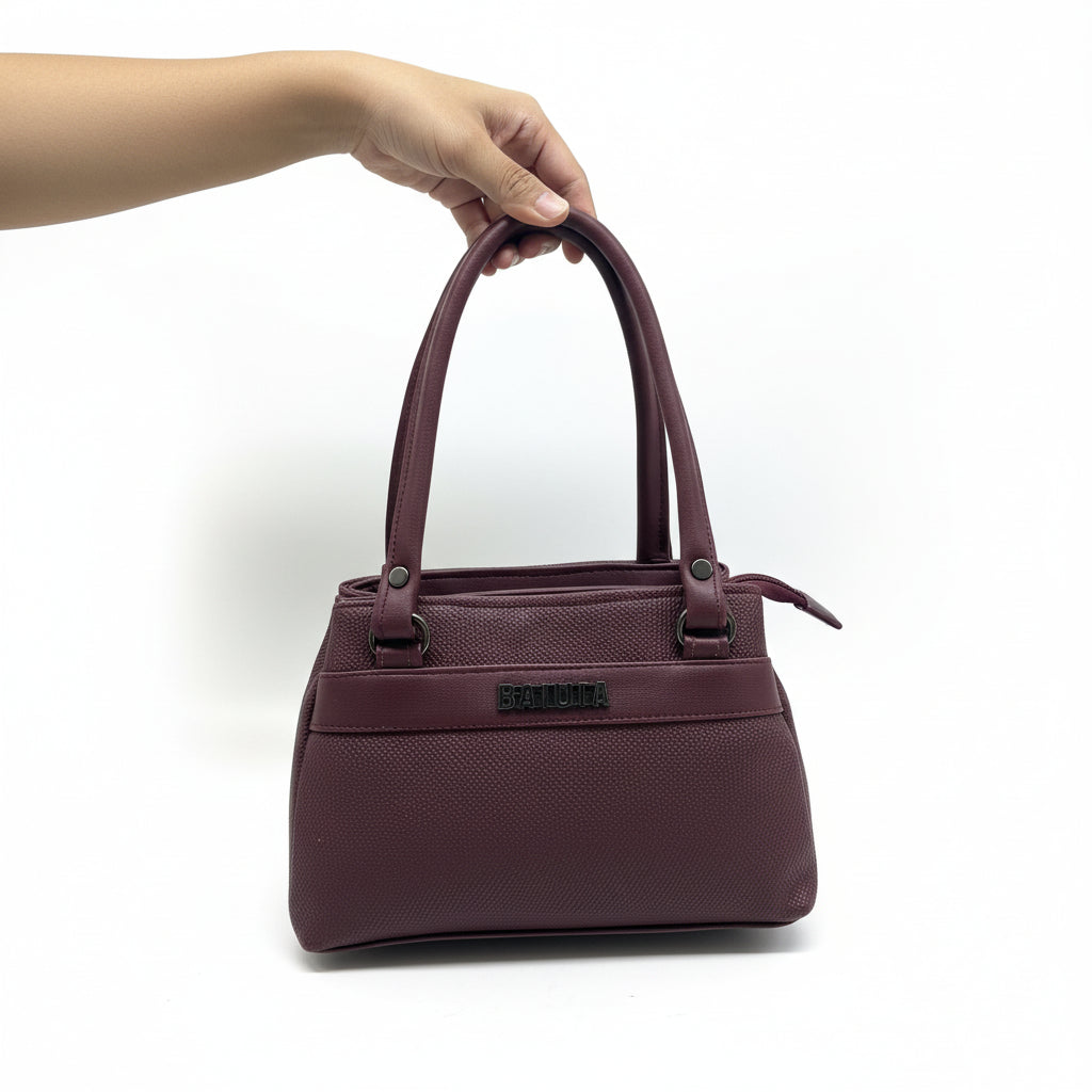 BATUTA HUB Small Hand Bag for Women, PU Leather, Stylish and Lightweight, Top Hand Held Bag