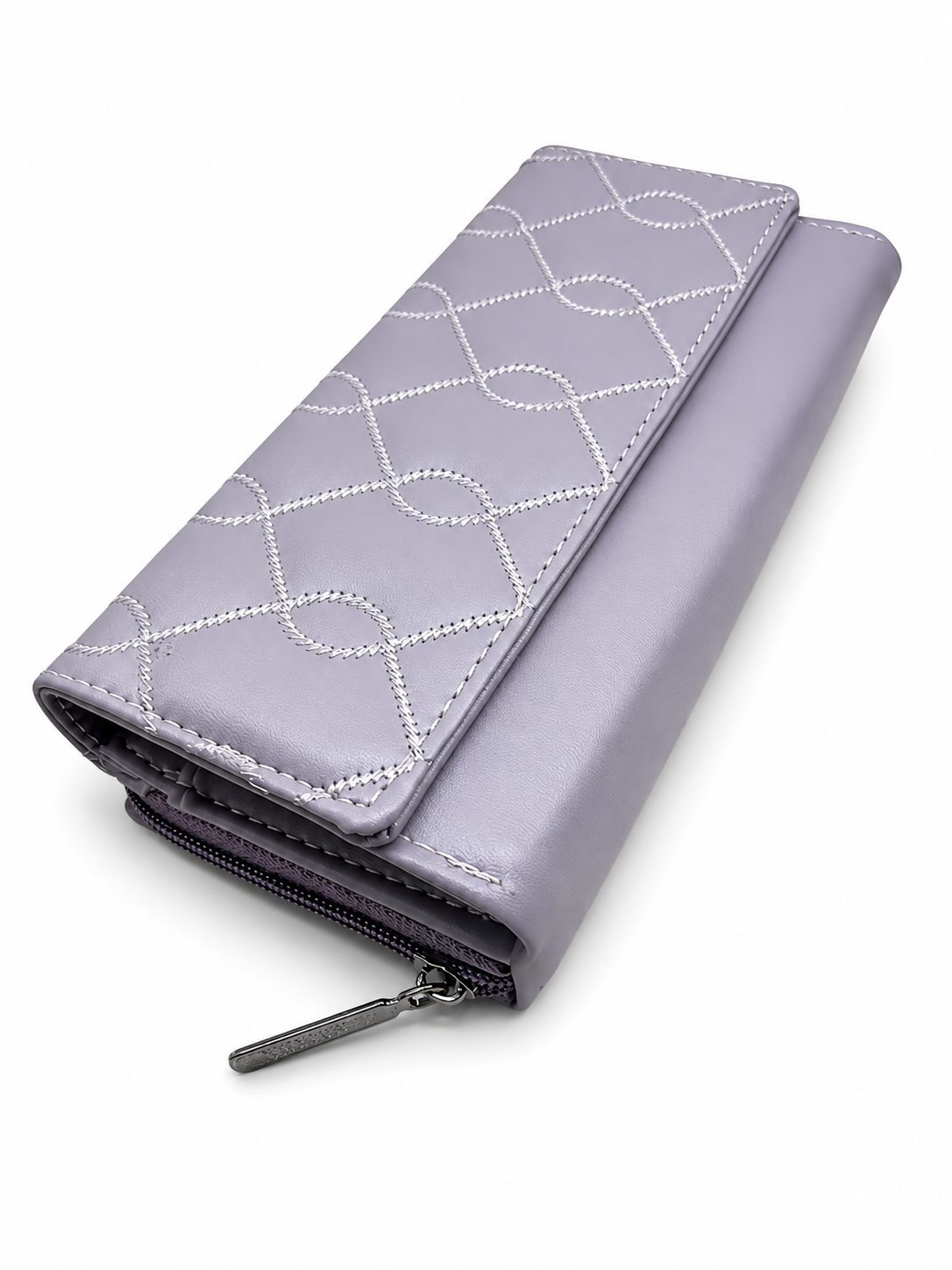 BATUTA Women’s Long Wallet | PU Leather Clutch Wallet for Women | 2 Zip | Multiple Card Slots | Cash & Mobile Holder