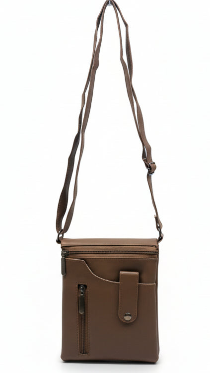 BATUTA HUB Women Crossbody Sling Bag | Premium PU Leather Small Side Bag for Girls & Ladies | Adjustable Strap | Multiple Zipper Pockets | Lightweight Daily Use Purse