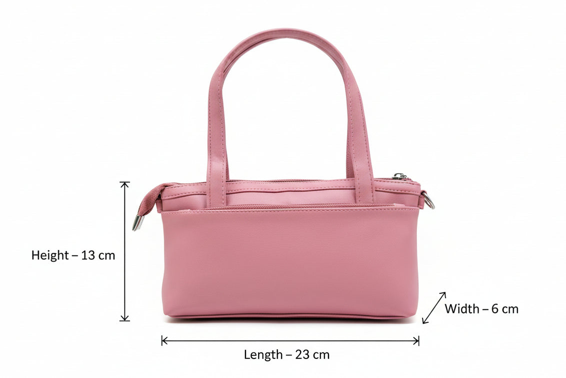 Women Mini Handbag with Sling Strap | Small Stylish Hand Carry Bag | Multi Compartment