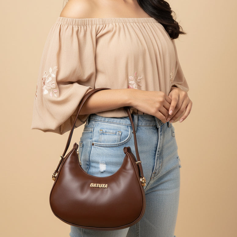 BATUTA Shoulder Bag For Woman Stylish | Small Womens Handbag | For Traveling, Party & Everyday Use | Gift For Women