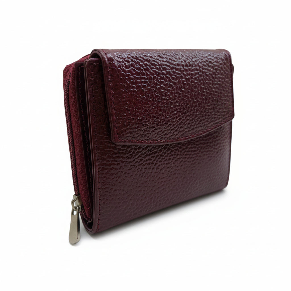 BATUTA Genuine Leather Ladies Wallet for Woman with 8 Card Slots - Clutch Purse for Girl, Wallet for  Ladies Stylish, Ladies Purse for Women Wallet,