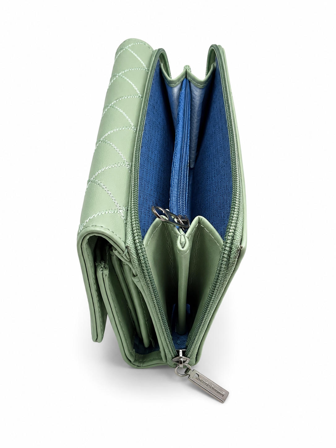 BATUTA Women’s Long Wallet | PU Leather Clutch Wallet for Women | 2 Zip | Multiple Card Slots | Cash & Mobile Holder