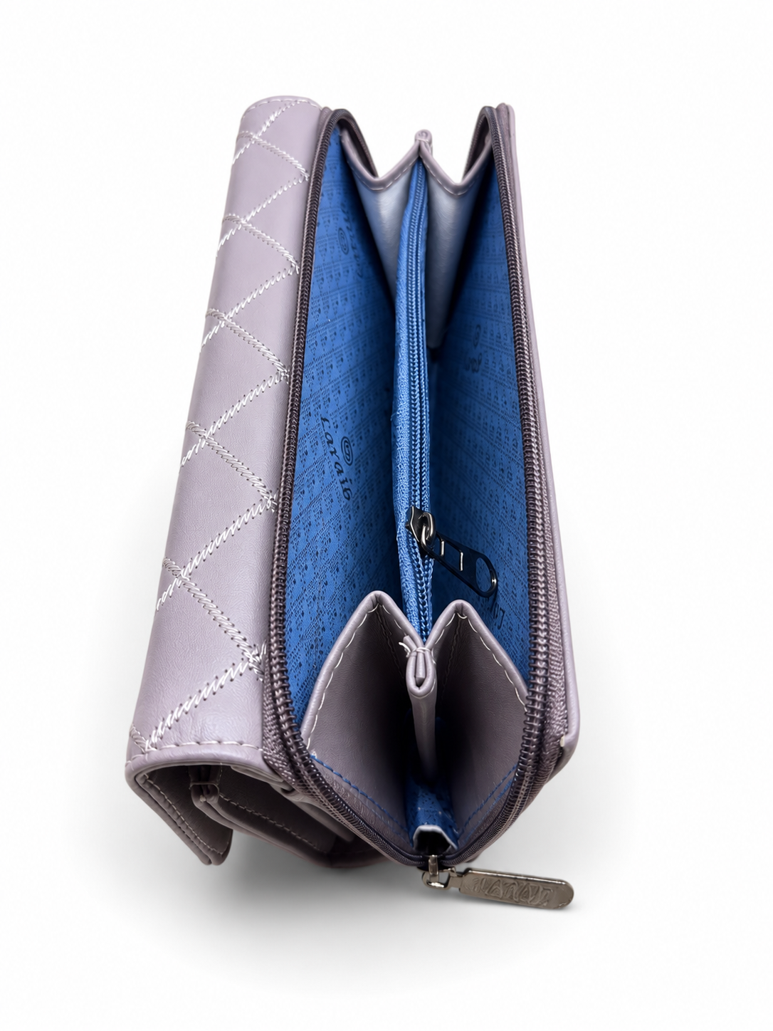 BATUTA Women’s Long Wallet | PU Leather Clutch Wallet for Women | 2 Zip | Multiple Card Slots | Cash & Mobile Holder
