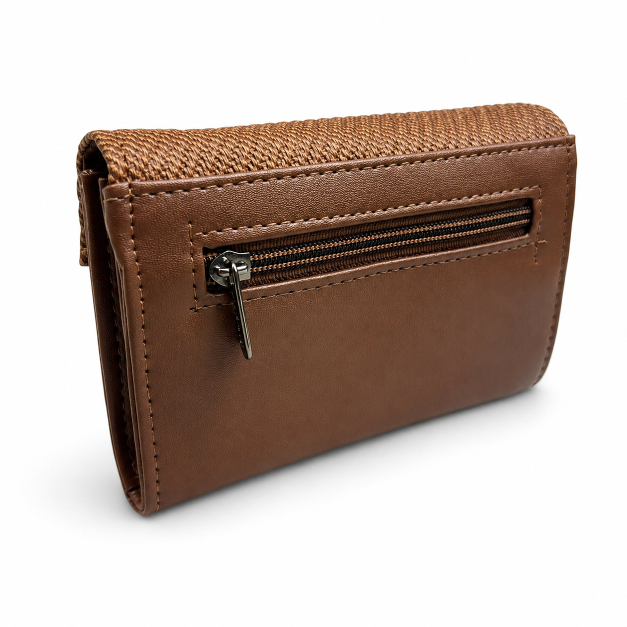 BATUTA Women Bi-Fold PU Leather Wallet | Card Holder | Coin Pocket | Compact Ladies Wallet | Olive Grey