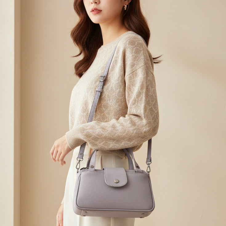 Women Mini Handbag with Sling Strap | Small Stylish Hand Carry Bag | Multi Compartment